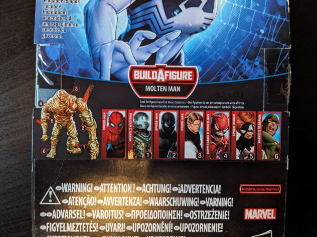BAF Marvel Legends MOLTEN MAN busto torso Build A Figure Spider woman spiderman - Foto 5