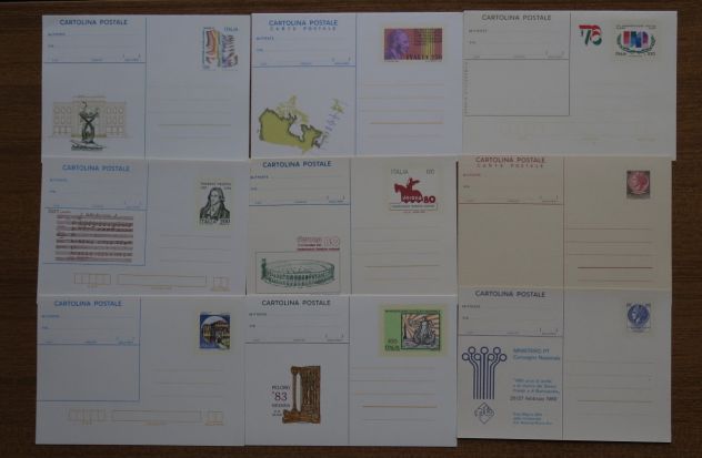 BLOCCO DI 22 CARTOLINE POSTALI REPUBBLICA ITALIANA - - Foto 2