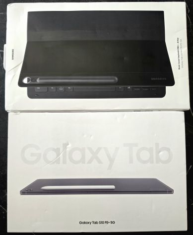 Samsung Galaxy Tab S10 FE+ 5G 256 GB+ Book Cover Keyboard, SIGILLATI in GARANZIA - Foto 2