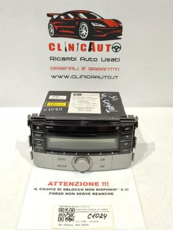 AUTORADIO DAIHATSU Terios 2° Serie 86180-B4020 3SZVE (06)