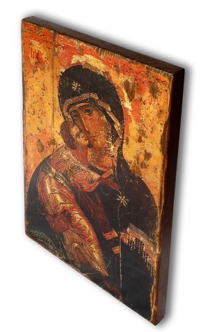 ICONA : Madre di Dio di Vladimir, XII secolo. - Foto 2