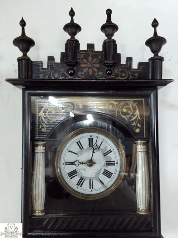 176558 Antico orologio a pendolo Foresta Nera - Foto 8