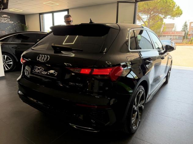 AUDI A3 SPORTBACK S-LINE 35 TDI 2.0 150CV S-TRONIC PELLE NAVI ANNO 2022 - Foto 4