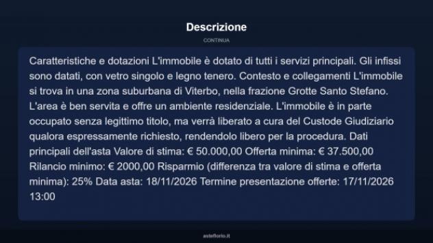 Immobile in asta di 126 m² in vendita a Viterbo - Foto 10