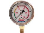 Manometro Con Glicerina D.mm 63 Radiale 1/4" Bar 0/ 100