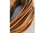 T37 Nastro in pelle a vegetale anilina Cognac H 8 mm - L 300 mt