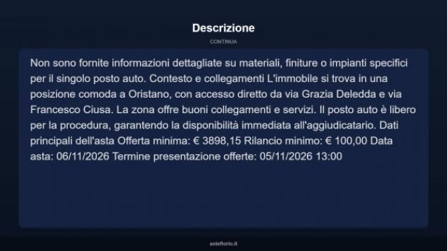 Immobile in asta di 15 m² in vendita a Oristano - Foto 3