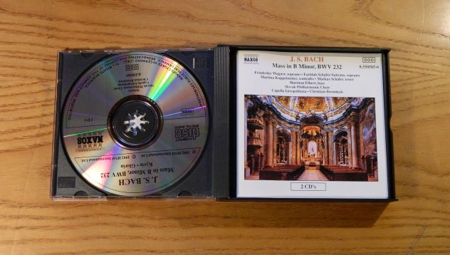 Bach, Mass in B Minor, Brembeck, Naxos, 1992 Doppio CD