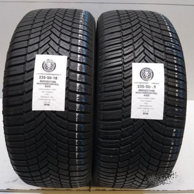 2 GOMME 235 50 18 BRIDGESTONE A20831