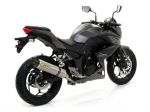 Terminale di scarico Kawasaki Z 300 Arrow Mivv Gpr X kone Suono M3