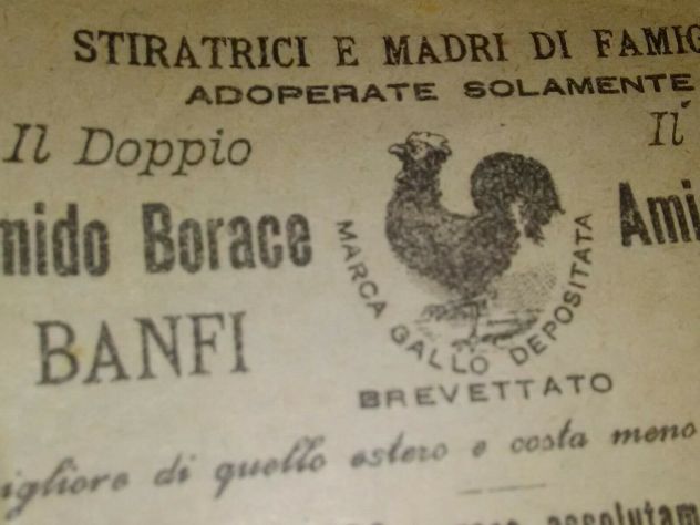 SAPONE AMIDO BANFI VOLANTINi PUBBLICITARI epoca fine 800 - Foto 2