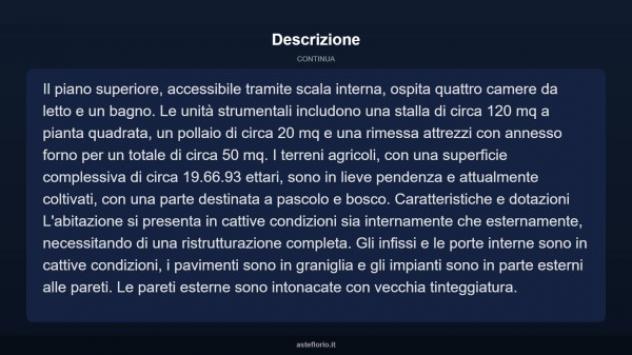 Immobile in asta di 120 m² con più di 5 locali in vendita a Pergola - Foto 13