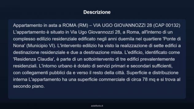 Immobile in asta di 78 m², box auto in vendita a Roma - Foto 15