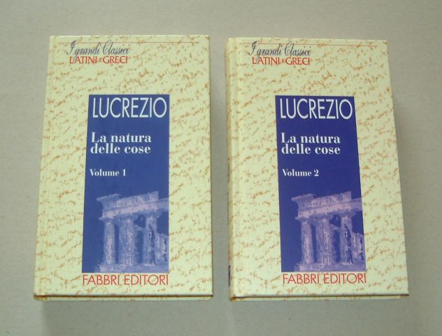 LUCREZIO - La natura delle cose Vol. 1 & 2