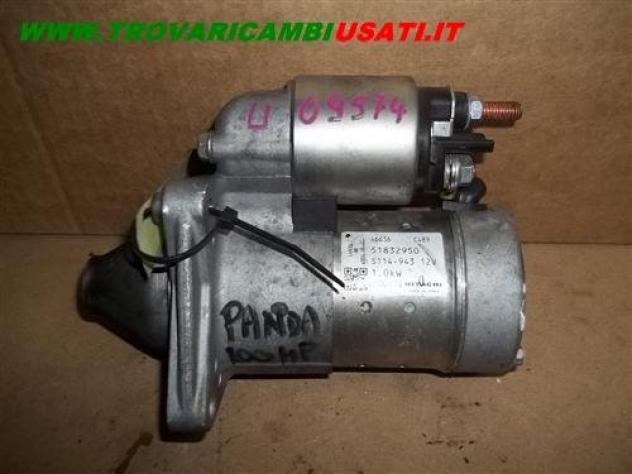 MOTORINO AVVIAMENTO FIAT PANDA 03 Parti elettriche Impianto elettrico Elettrico motore ABARTH - 500 / 595 / 695 - 01-07-2008 - 01-05-2016, ALFA R