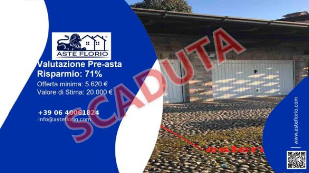 Immobile in asta di 25 m², box auto in vendita a Gazzola