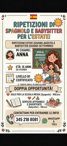 Ripetizioni e babysitter