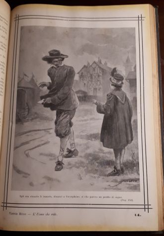 L'UOMO CHE RIDE, VICTOR HUGO, Casa Editrice NERBINI – Firenze 1913. - Foto 9