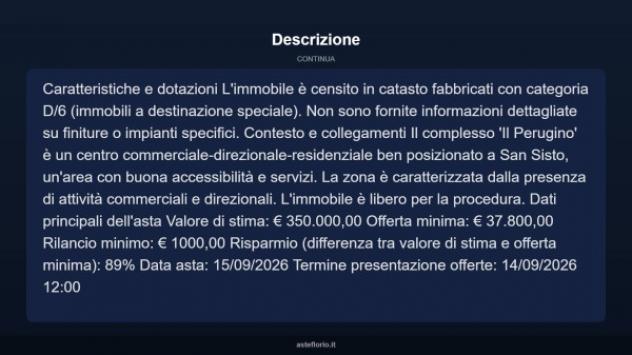 Immobile in asta di 250 m² in vendita a Perugia - Foto 10