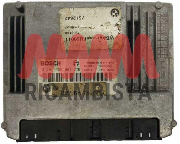 0261209001 BMW E36 318i centralina motore Bosch