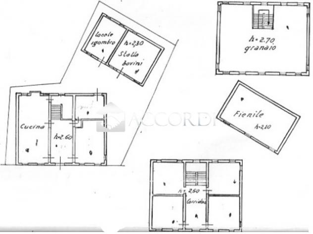 RUSTICO di 11 vani e di 910 mq (PAESE) rif. SW128