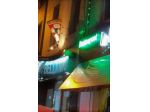 Insegna per pizzeria in vetroresina (fiberglass pizza), tridimensionale, a vela.