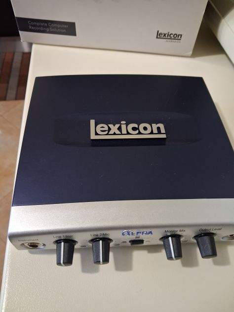 Vendo Scheda audio esterna USB Lexicon Alpha Lexalpha per musicisti - Foto 6