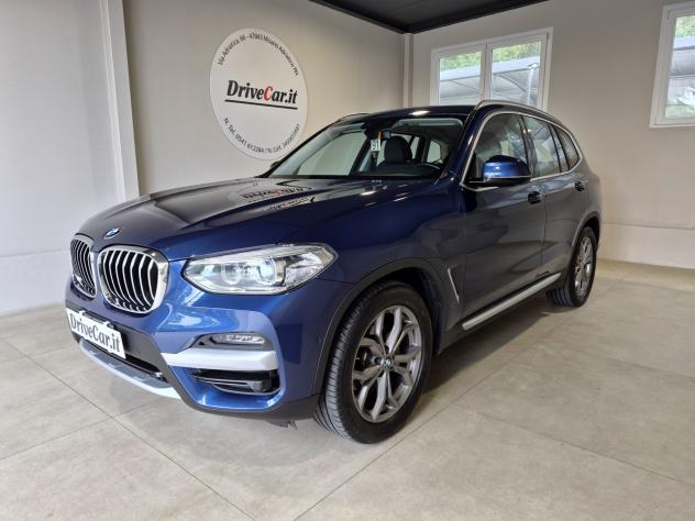 BMW X3 XDRIVE 20D XLINE 24 MESI DI GARANZIA PELLE LED NAVI RETROCAM. CARPLAY 1 PROPRIETARIO