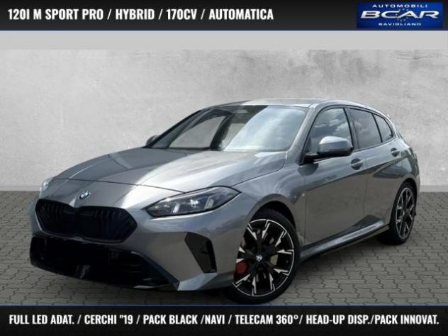 BMW 120 48V MSport Pro "19 M Sport TELECAM.360/PACK BLACK rif. 23940169