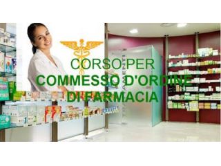 CORSO PER COMMESSO D'ORDINE DI FARMACIA