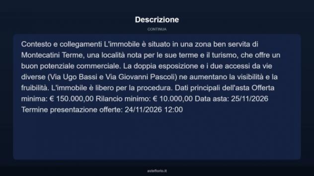 Immobile in asta di 180 m² in vendita a Montecatini-Terme - Foto 9