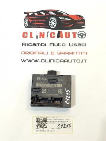 CENTRALINA PORTA POSTERIORE SX AUDI A4 Avant (8K5) 8K0959795F CAG (0815) - Foto 2