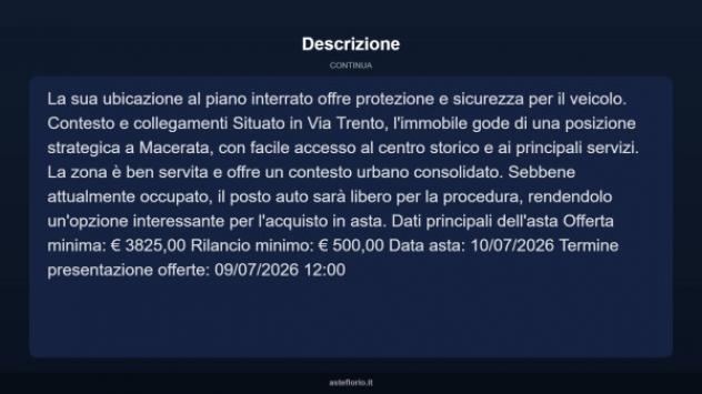 Immobile in asta di 12 m² in vendita a Macerata - Foto 4