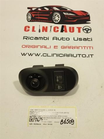 REGOLATORE SPECCHIETTI RETROVISORI CITROEN C4 Cactus 96673722ZD 9H06 (1418)
