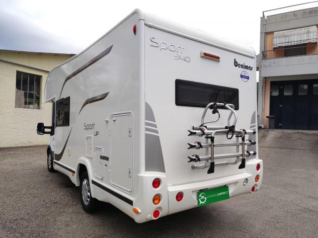 CAMPER BENIMAR FORD MANSARDATO LETTI CASTELLO POSTERIORI CLIMA WEBASTO FOTOVOLTAICO GENERALI USATI 594 - Foto 3