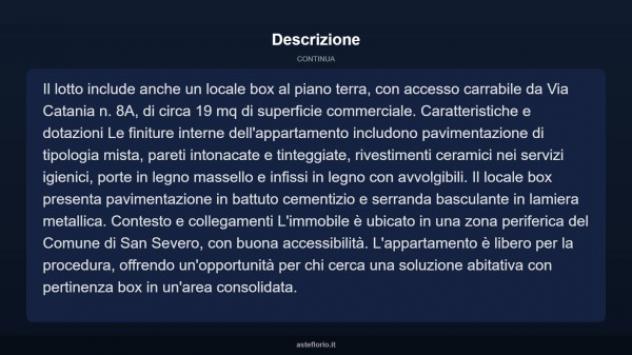 Immobile in asta di 115 m², box auto in vendita a San Severo - Foto 12