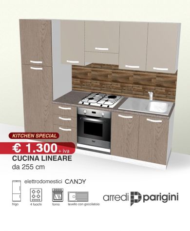 Cucina lineare - Elettrodomestici PROMO
