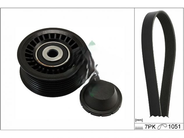 Kit distribuzione per Dacia Dokker 1.2 1.6 diesel 1,6 gpl Ina gates cinghia - Foto 2