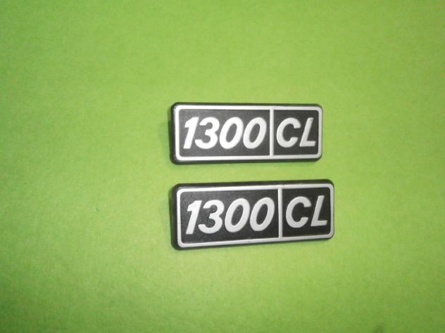Scritte loghi targhette laterali fiancate posteriori Fiat 128 1300 CL ''NUOVE'' - Foto 3