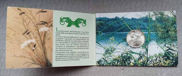 flora e fauna, L. 500 Ag. FDC, emissione 1992. - Foto 4