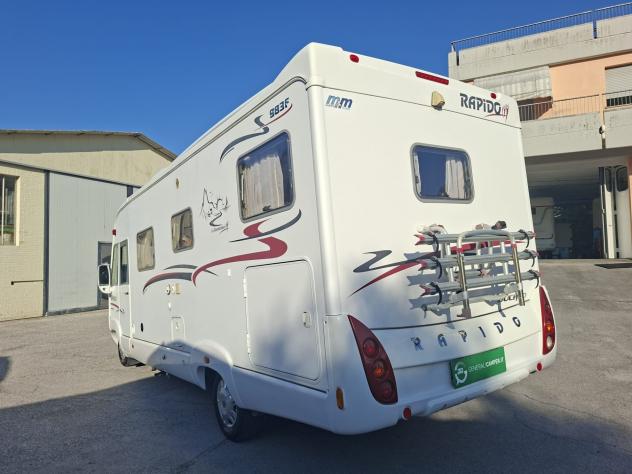 MOTORHOME RAPIDO DUCATO SEMDIINETTE GARAGE LETTO MATRIMONIALE BASCULANTE CLIMATIZZATORE FOTOVOLTAICO CAMPEGGIO CAMPER USATI GENERALI 1737 - Foto 3