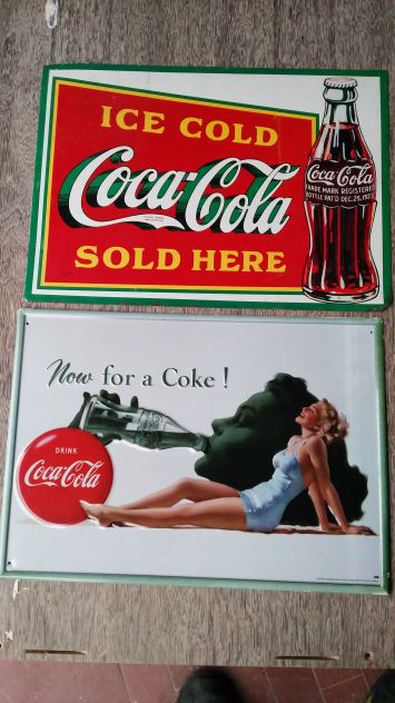Targhe Coca cola Vintage - Foto 3