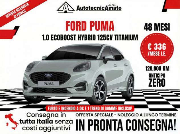 FORD Puma 1.0 EcoBoost Hybrid 125 CV S&S Titanium rif. 23229529