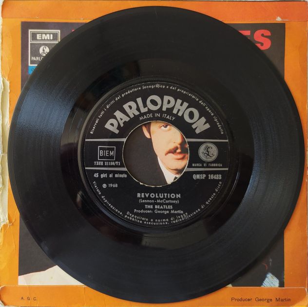 THE BEATLES - HEY JUDE / REVOLUTION - 7" 45 RPM ITALY 1968 - Foto 2