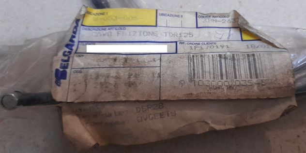 Cavo frizione NUOVO ORIGINALE per YAMAHA TDR 125 - Foto 2