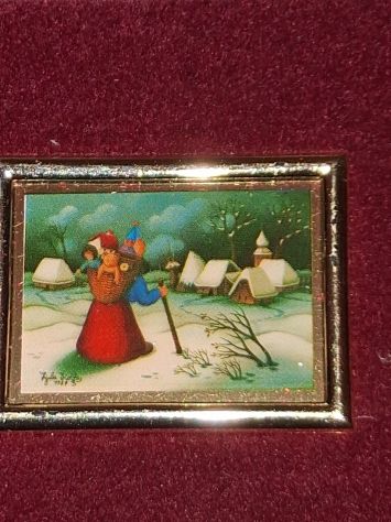 7 Litografie Arte Naif Miniature su lastre d'alluminio i 12 Mesi di Ljuba Stolfa - Foto 6