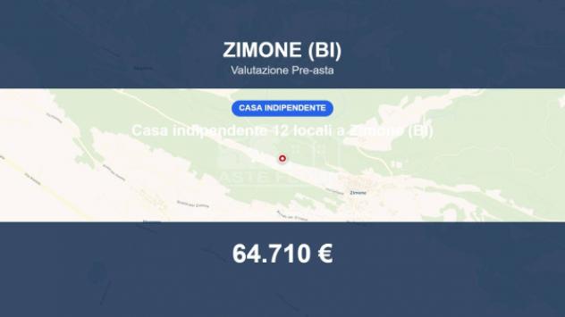 Immobile in asta di 362 m² con più di 5 locali e box auto in vendita a Zimone