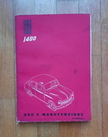 LIBRETTO FIAT 1400