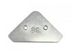 723BL403 PIASTRA FISSAGGIO CERNIERA COFANO AIXAM EMOTION AMBITION CITY COUPE