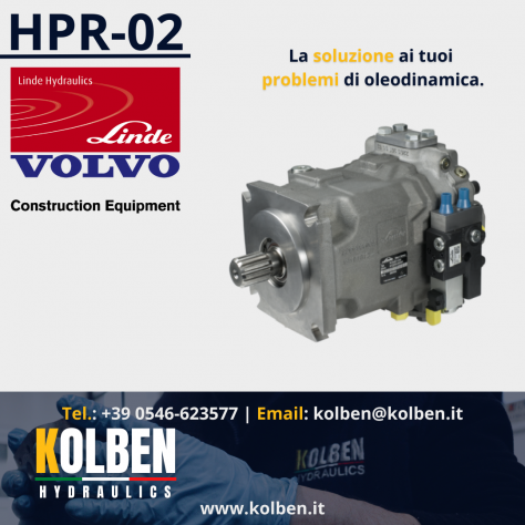 Pompa Linde HPR-02 per Volvo EW140B